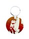 The Last Of Us Printed Keychain Red/White/Orange