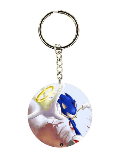 Sonic Printed Keychain