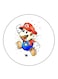 The Video Game Super Mario Printed Fridge Magnet Multicolour