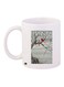 Nature Printed Coffee Mug White/Red/Black