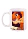 Lion King Printed Coffee Mug White/Brown/Beige 11ounce