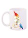 Birds Printed Coffee Mug White/Red/Blue