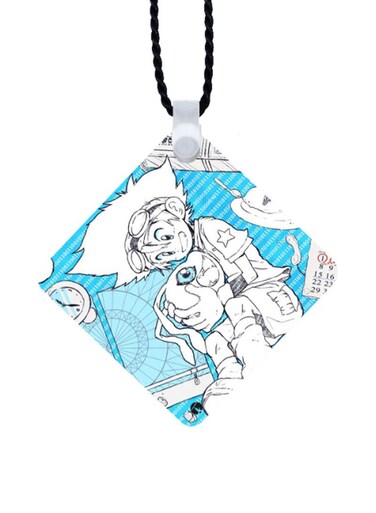 Digimon Printed Car Mirror Pendant