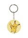 Single Sided Pikachu Themed Keychain