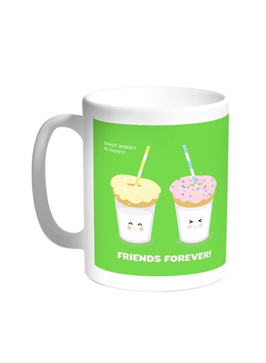 Friends Forever Printed Coffee Mug White