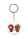 Cartoon Themed Single Sided Keychain