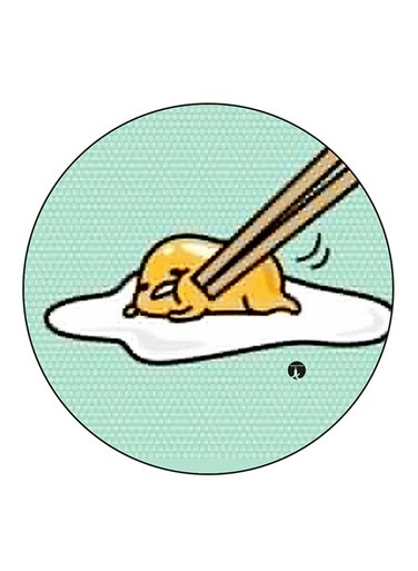 Gudetama Printed Fridge Magnet Multicolour