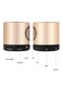 Quran Portable Bluetooth Speaker 5.97x5.97x6.35 cm Gold