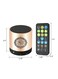 Quran Portable Bluetooth Speaker 5.97x5.97x6.35 cm Gold