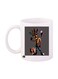 Crash Video Game Printed Mug White/Pink/Orange Standard Size