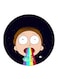 Rick And Morty Printed Fridge Magnet Multicolour