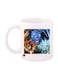 Sonic Video Game Printed Mug White/Blue/Brown Standard Size