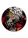 Butterflies Printed Fridge Magnet Multicolour