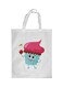 Cupcake Printed Shopping Bag White