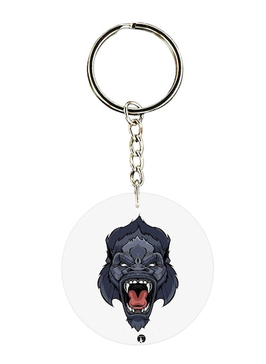 Gorilla Printed Keychain