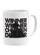 Winner Winner Chicken Dinner Printed Mug White/Black