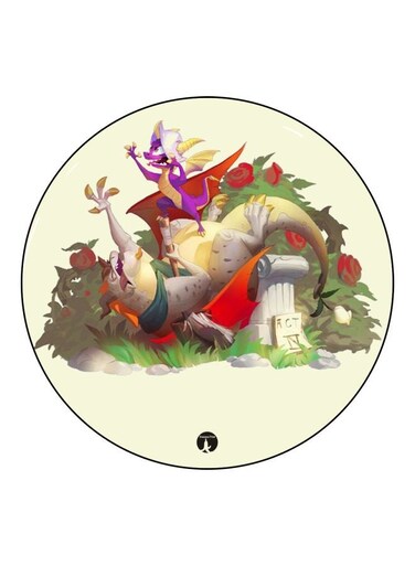 Cartoon Printed Fridge Magnet Multicolour 5.5cm