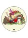 Cartoon Printed Fridge Magnet Multicolour 5.5cm