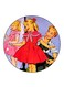Vintage Art Printed Fridge Magnet Multicolour