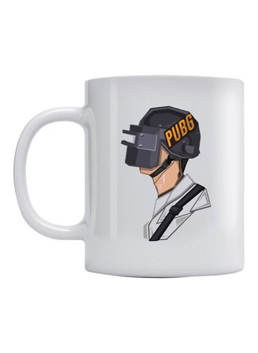 PUBG Game Printed Coffee Mug White/Black/Beige