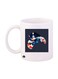 Sonic Video Game Printed Mug White/Blue/Red Standard Size