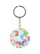 Anime Digimon Double Side Printed Keychain