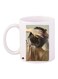 Girl Printed Coffee Mug White/Black/Brown