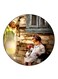 Girl Printed Fridge Magnet Multicolour