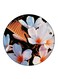 Flowers Printed Fridge Magnet Round Multicolour