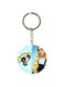 Cartoon Girl Printed Keychain