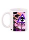 Cartoon Printed Coffee Mug White/Pink/Black 11ounce