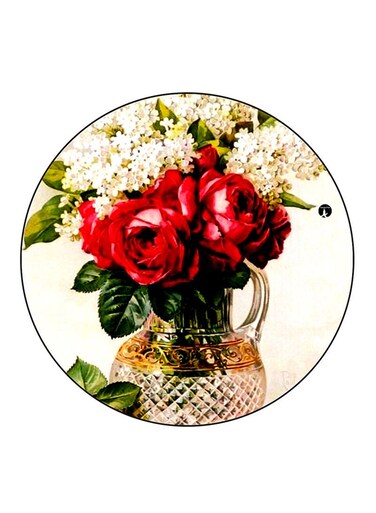 Flowers Printed Fridge Magnet Multicolour