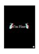 English Phrases Metal Plate Poster White/Black 15 x 20cm