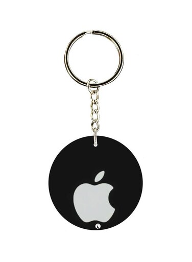 Apple Logo Themed Keychain