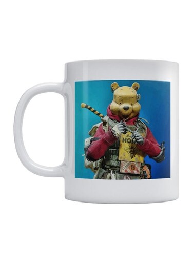 Pluto Printed Coffee Mug White/Yellow/Blue 350ml