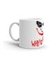 Joker Face Printed Mug Red/Black/White