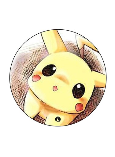 Pokemon Printed Fridge Magnet Round Multicolour