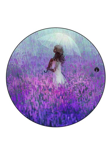 Girl Printed Fridge Magnet Multicolour