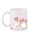 Printed Coffee Mug White/Pink