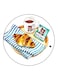 Food Printed Fridge Magnet Multicolour