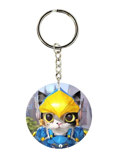 Overwatch Double Side Printed Keychain