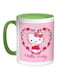 Hello Kitty Printed Coffee Mug White/Pink/Green
