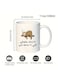 Funny Sloth Coffee Mug with Arabic Humor Design in black