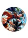 Anime Dragon Ball Printed Fridge Magnet Round Multicolour
