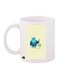 Monsters Inc Printed Mug White/Beige/Blue Standard Size