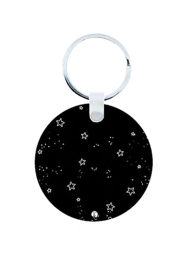 Stars Wooden Keychain