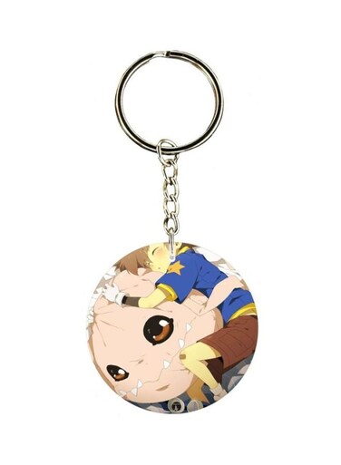 Double Sided Anime Digimon Printed Keychain