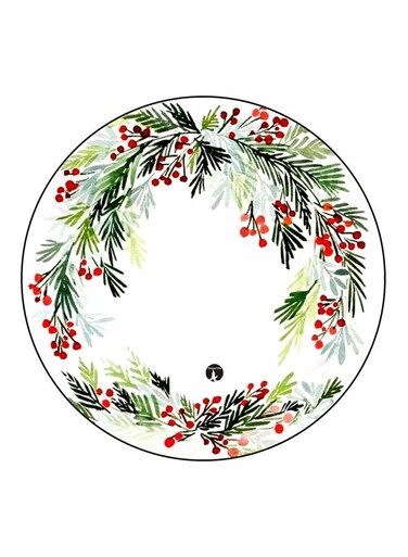 Floral Printed Fridge Magnet Multicolour 5.5cm