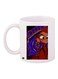 Monkey Printed Coffee Mug White/Brown/Blue