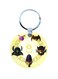 Digimon Anime Printed Wooden Key Chain